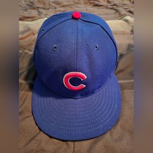 Chicago Cubs MLB On Field Cap 59Fifty Sz 7 3/4